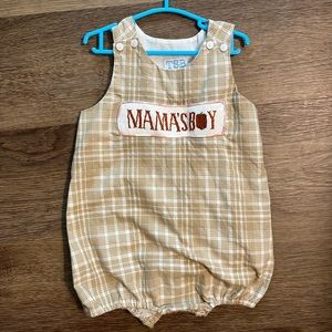 Smocked Pumpkin Fall Bubble